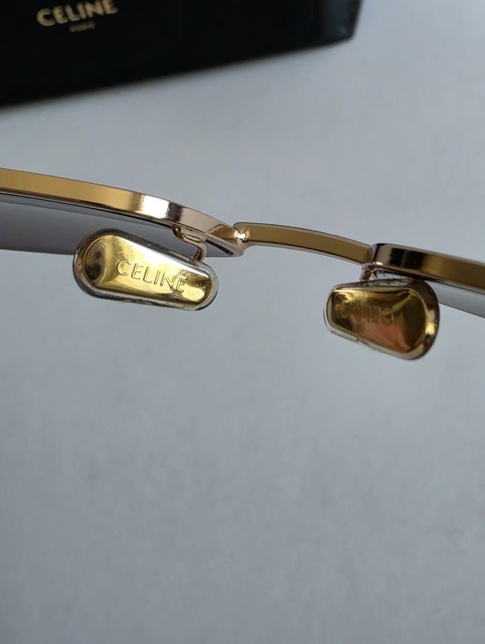CELINE Metal Triomphe Geometric Sunglasses - Picture 9 of 11